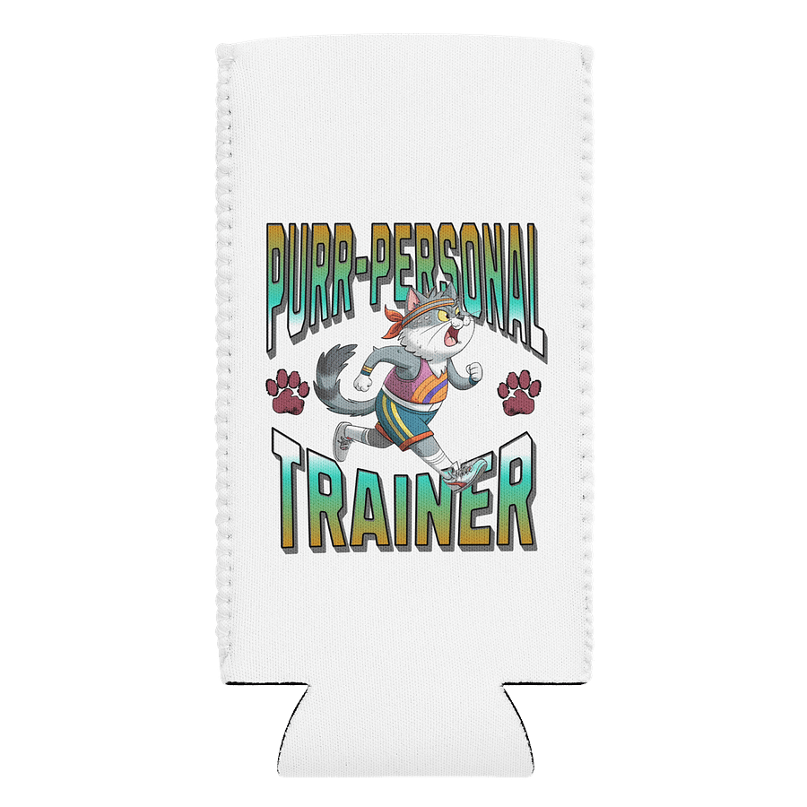 Purr Personal Trainer Cat Can Cooler product image (1)