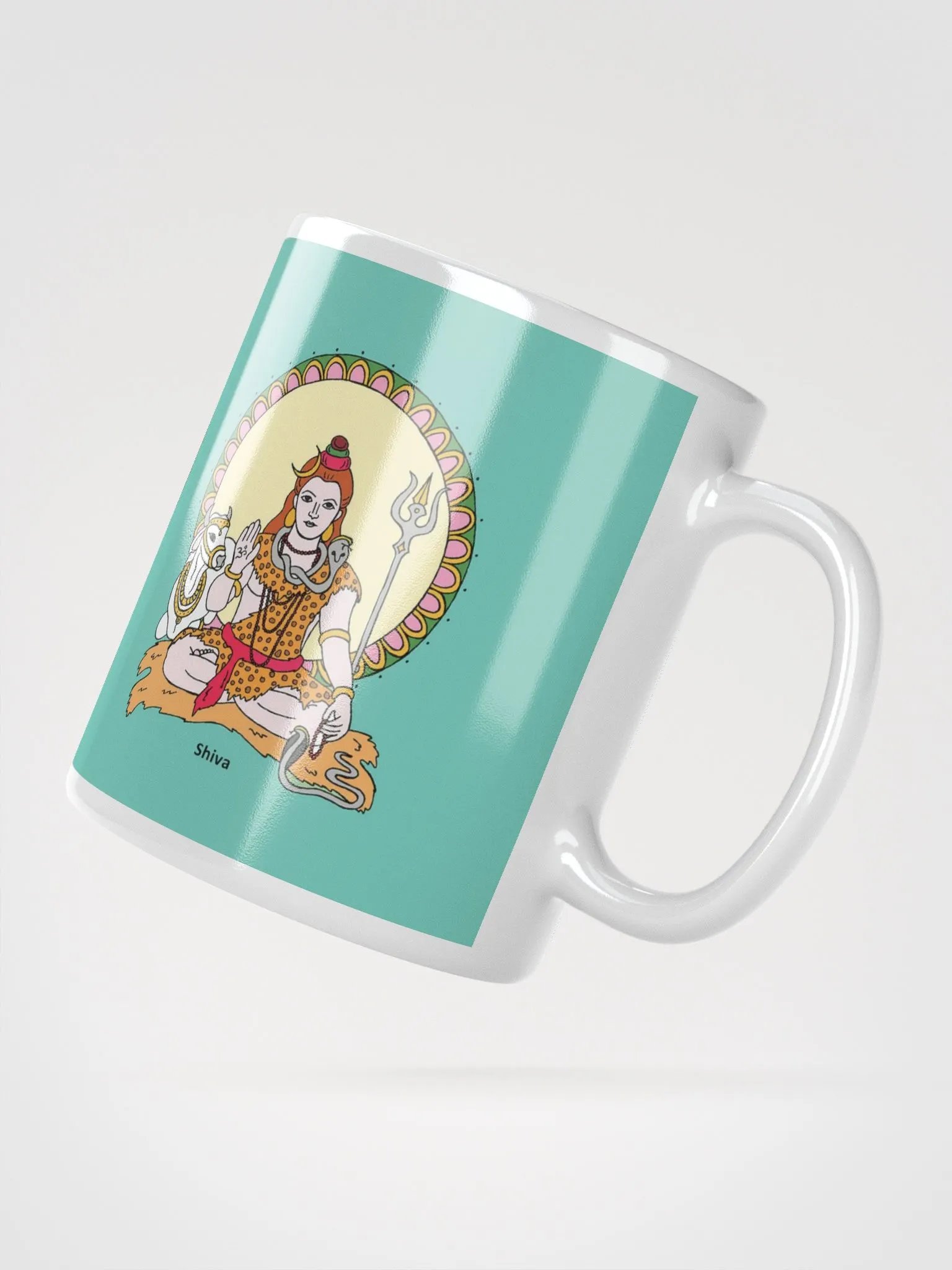 Shiva the Ascetic Mug (Teal) product image (2)