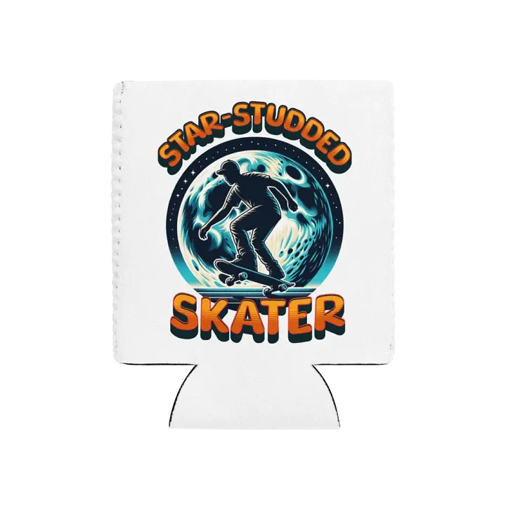 Star-Studded Skater Can Cooler product image (1)