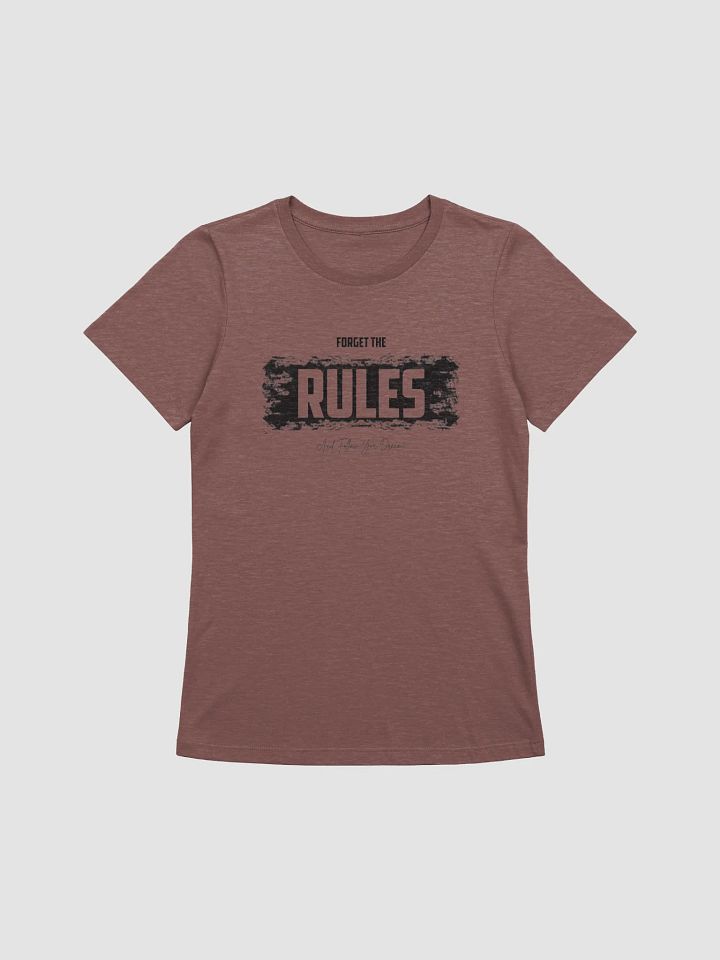 Women's Supersoft Relaxed-fit T-Shirt Rules Graphic product image (1)