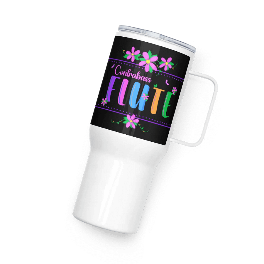 Floral Flute Travel Mug - Contrabass product image (4)