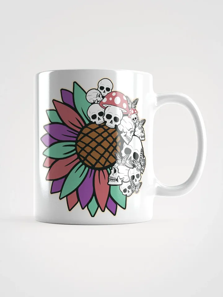 Rainbow Sunflower Skulls Mug product image (1)