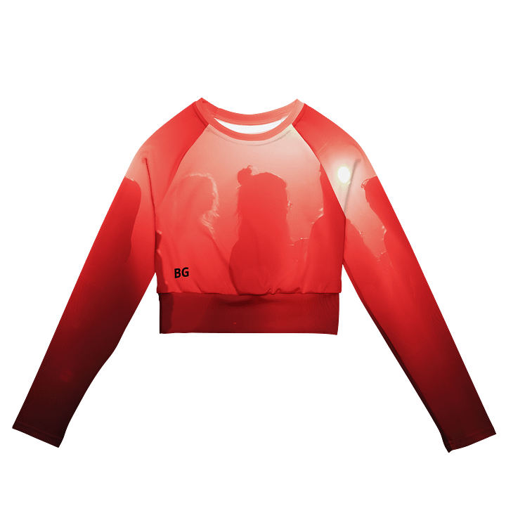 'Girls Are Down' Eco All-Over Print Crop Top product image (2)