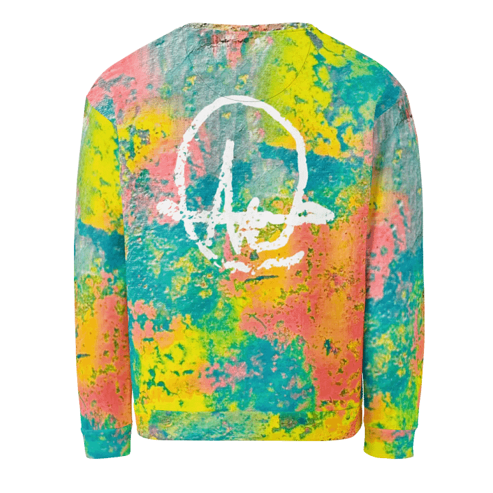 Hey You All-Over Print Recycled Unisex Sweatshirt product image (2)