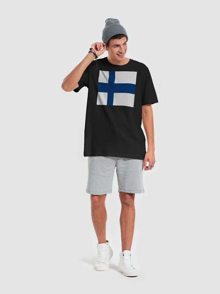 Exclusive Unisex Finland Flag Graphic Tee by Graphic Grove product image (1)