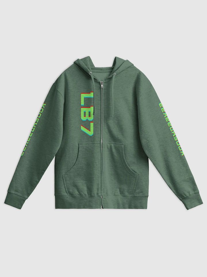 LB7 Fleece Zip UP Hoodie w/Kooshdaakaaa Sleeves product image (1)