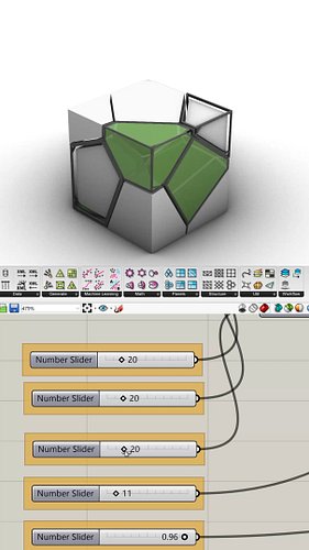 Grasshopper - EX 4 - Populate 3D + Voronoi 3D
.
Create a parametric facade
.
Grasshopper Tutorial Architecture, 3D modeling. ...