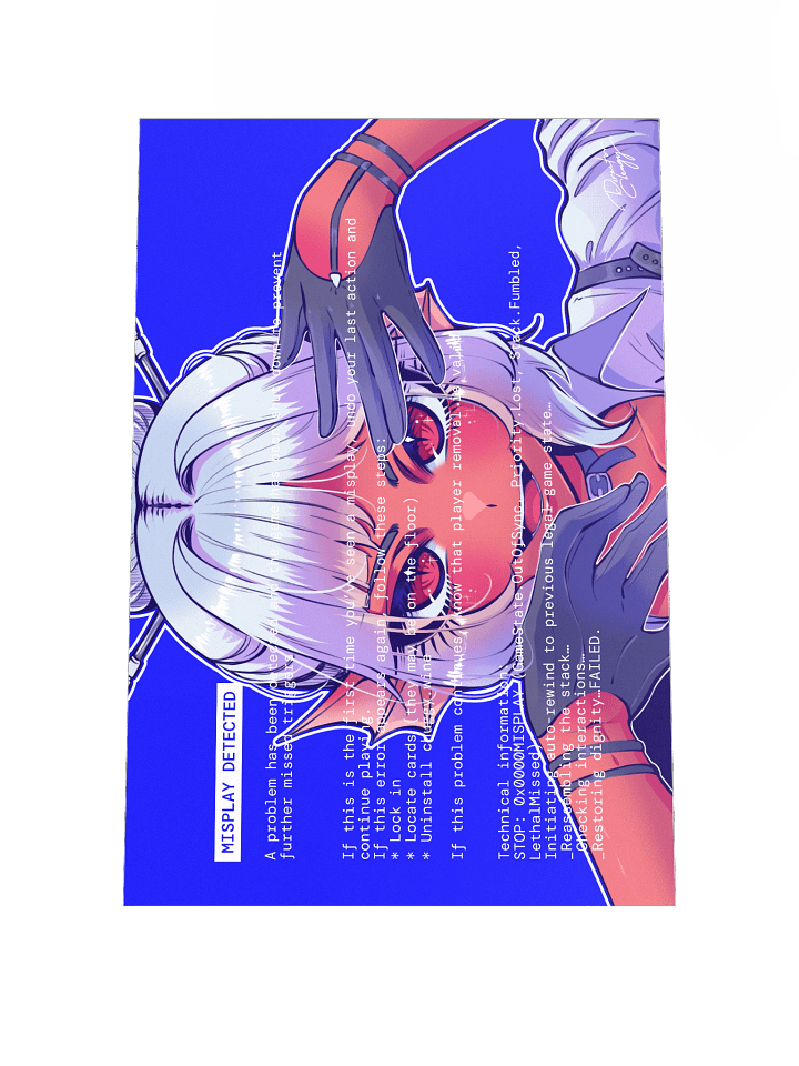 Misplay Detected Print product image (1)