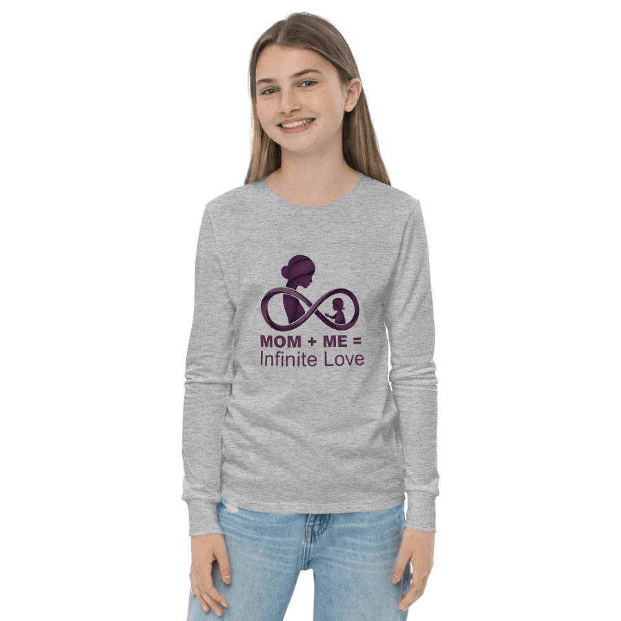 Mom + Me = Infinite Love | Mother's Day Long sleeve T-Shirt for Moms & Kids product image (9)