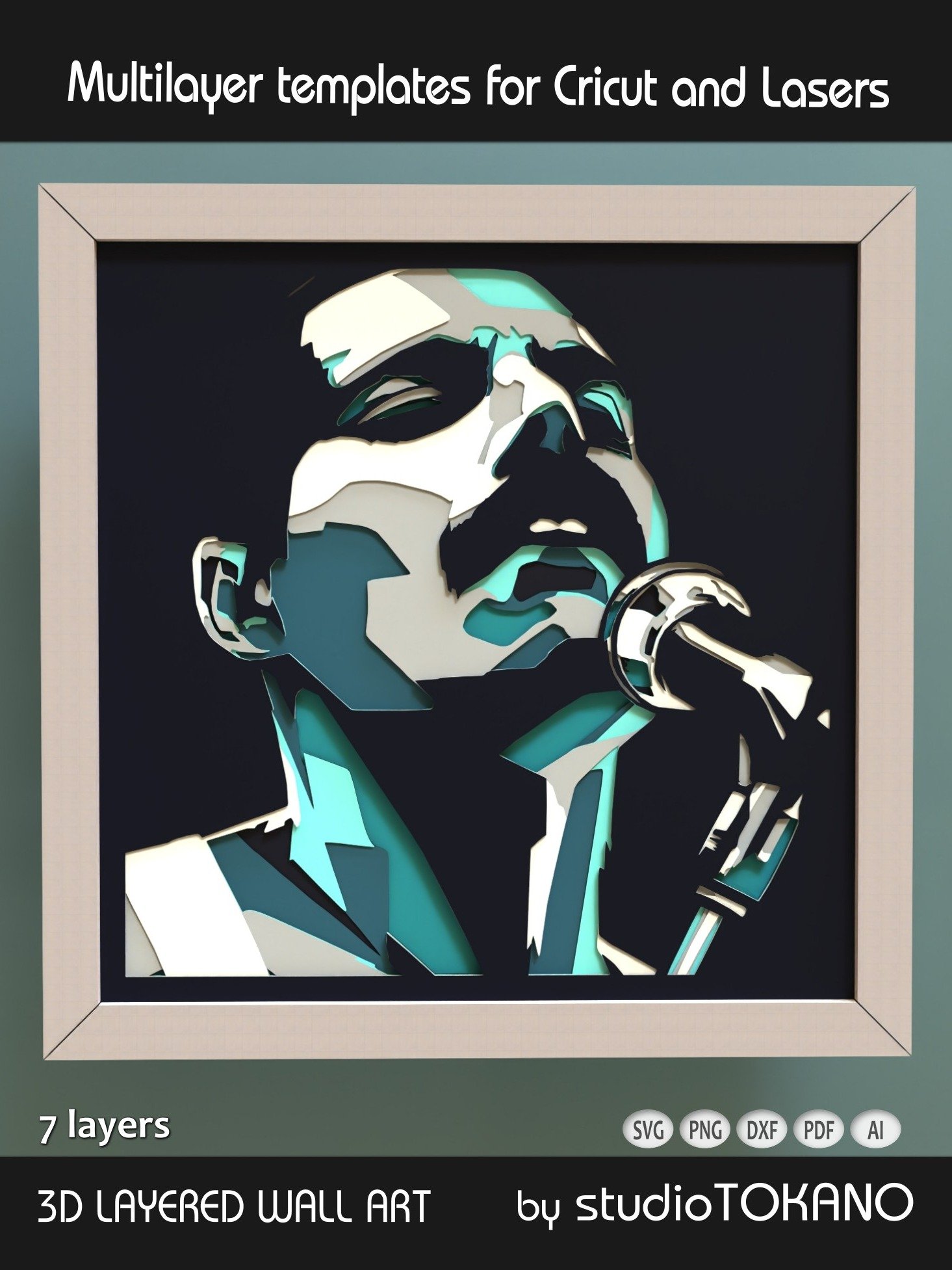 Freddie Multi layered Shadowbox product image (1)