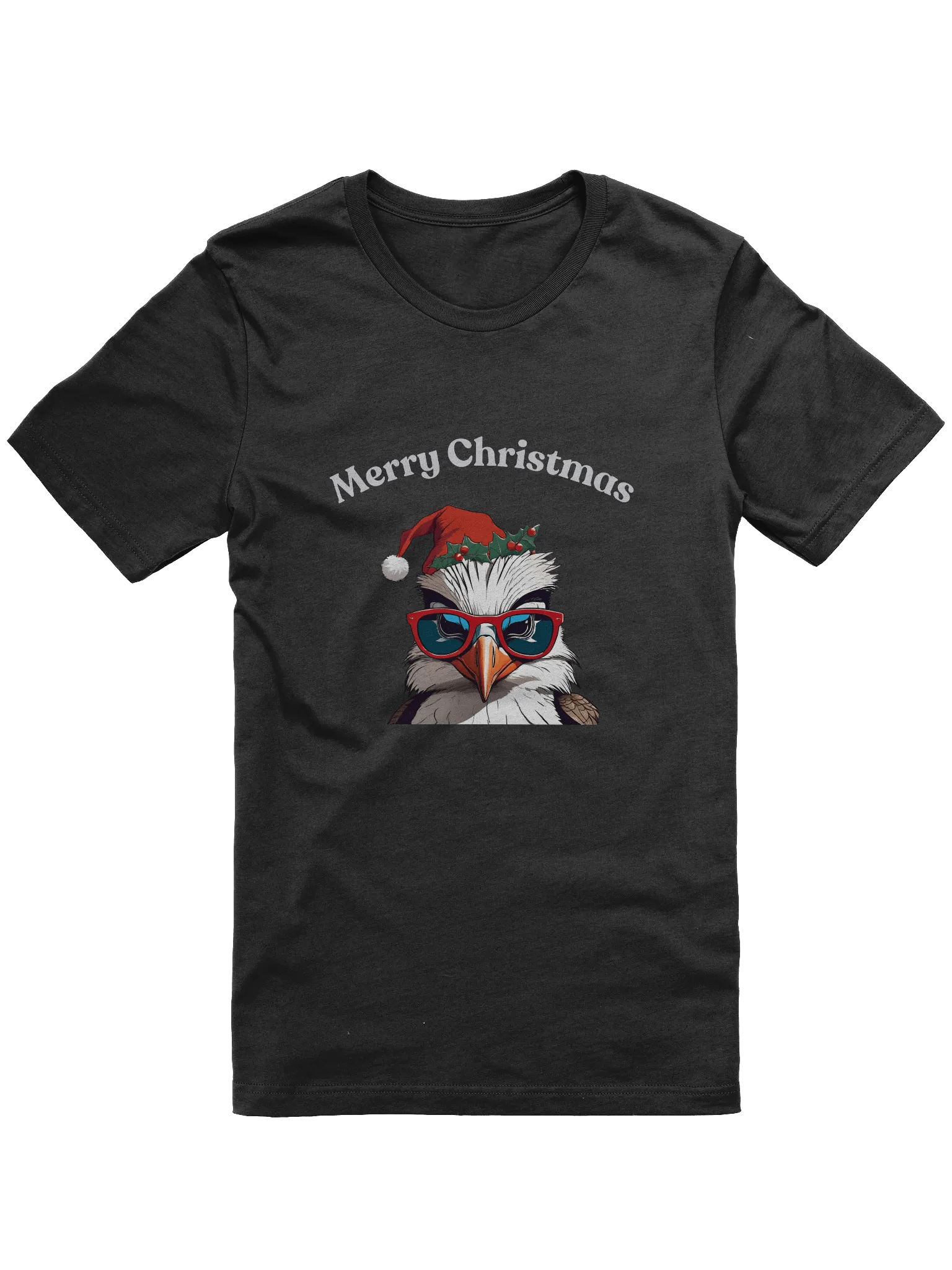 Festive Kookaburra Merry Christmas T-Shirt - Silver product image (1)