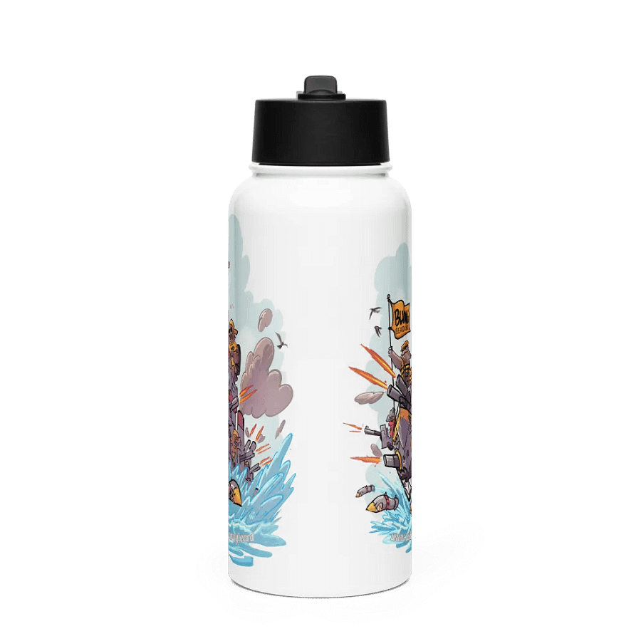 Beardlings Warship - Stainless Steel Water Bottle product image (3)