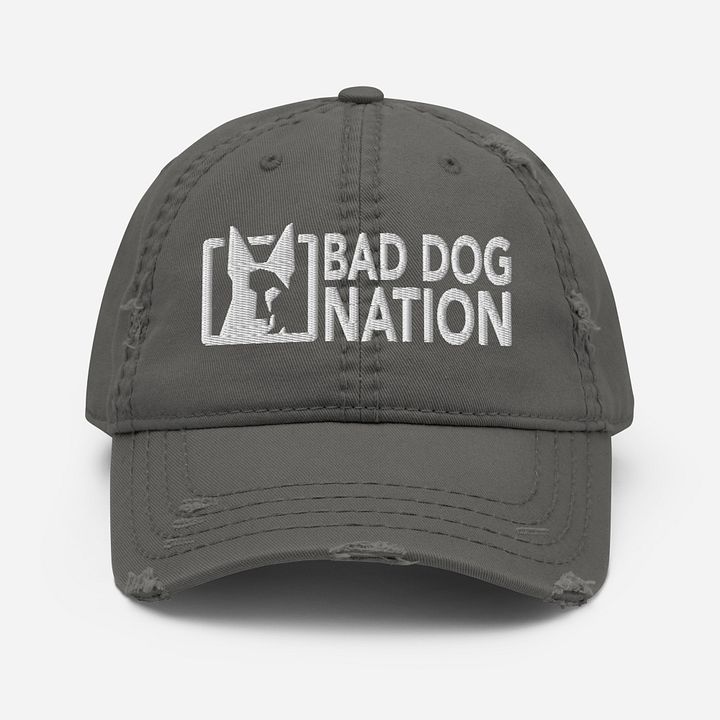Bad Dog Nation - Embroidered Distressed Dad Hat product image (6)