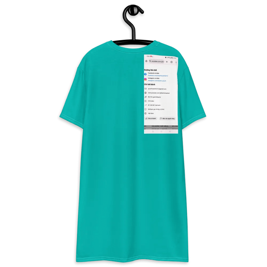 Váy thun in toàn thân/Full body printed T-shirt dress product image (8)