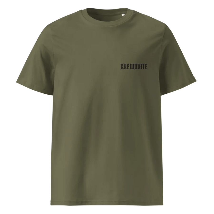 Krewmate Essentials Embroidered T-Shirt (Black Logo) product image (1)