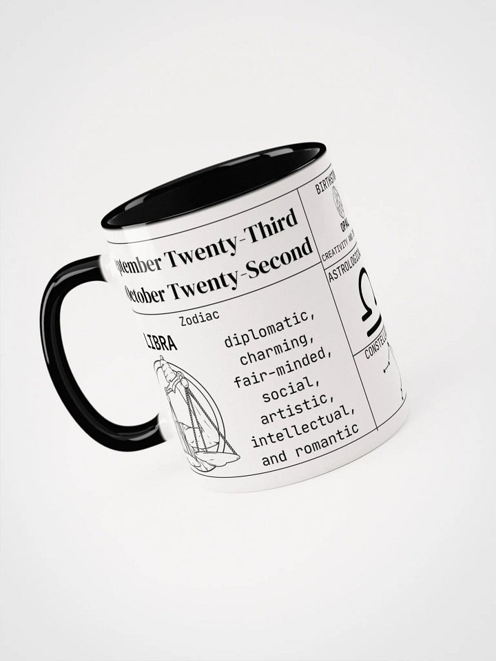 Libra Zodiac Ceramic Mug product image (1)