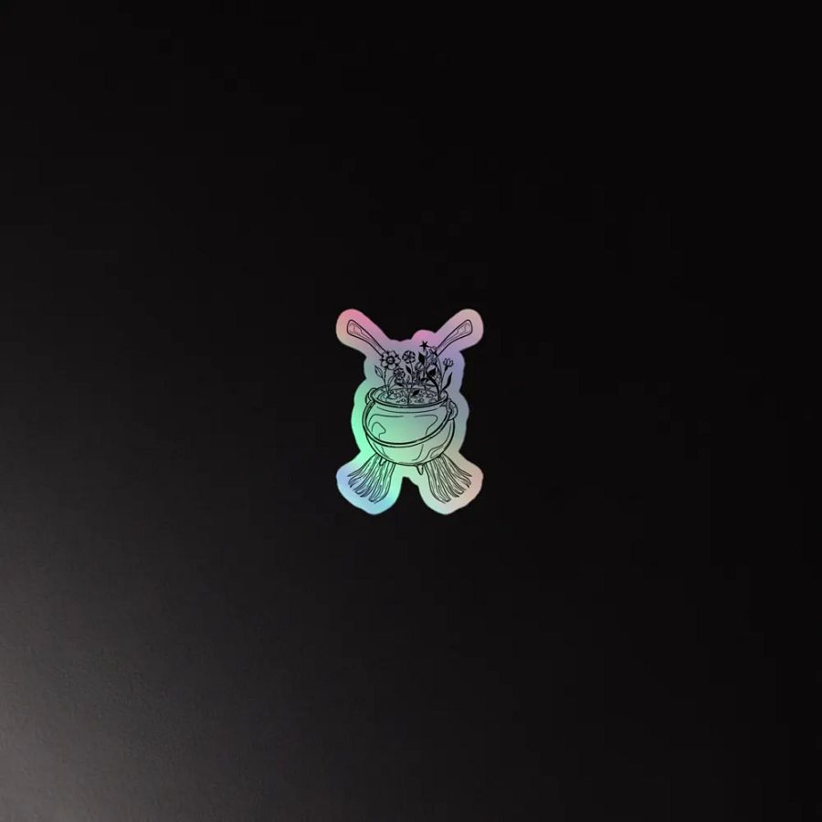 Henbane Coven Crest Holographic Sticker product image (3)