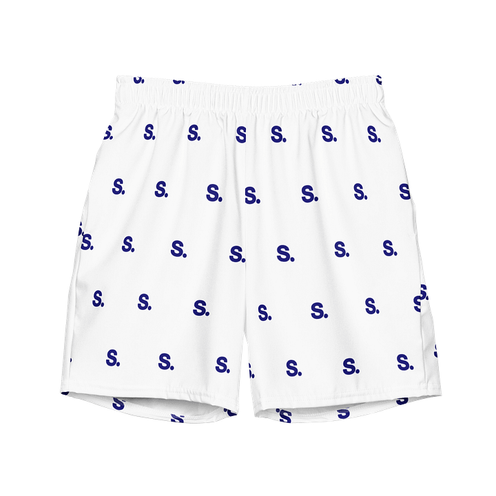 S. White Swim Trunks product image (1)