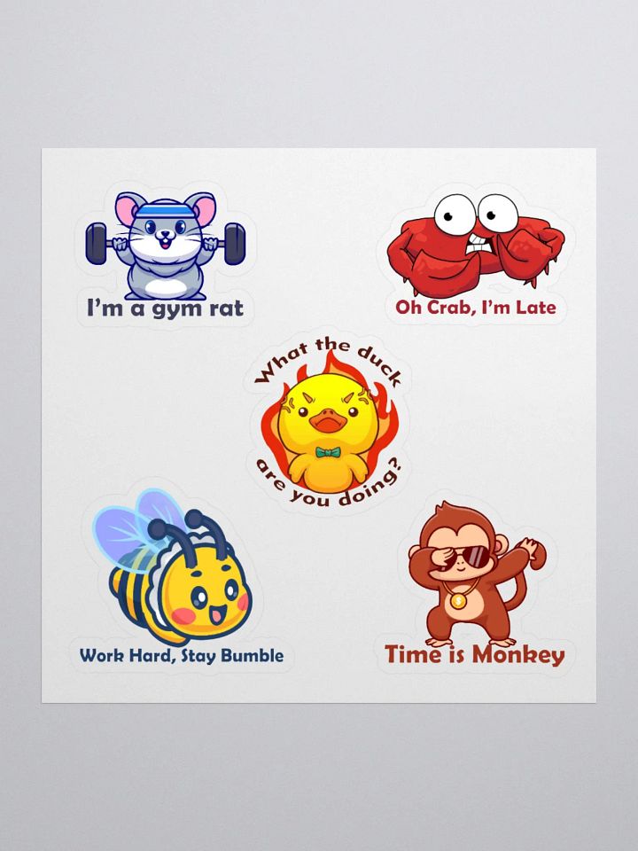Whimsical Animals Sticker Set product image (1)