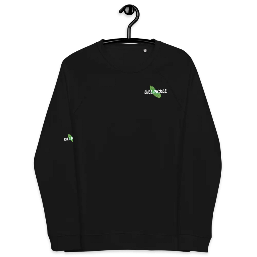 DILL PICKLE Unisex Organic Raglan Sweatshirt product image (7)