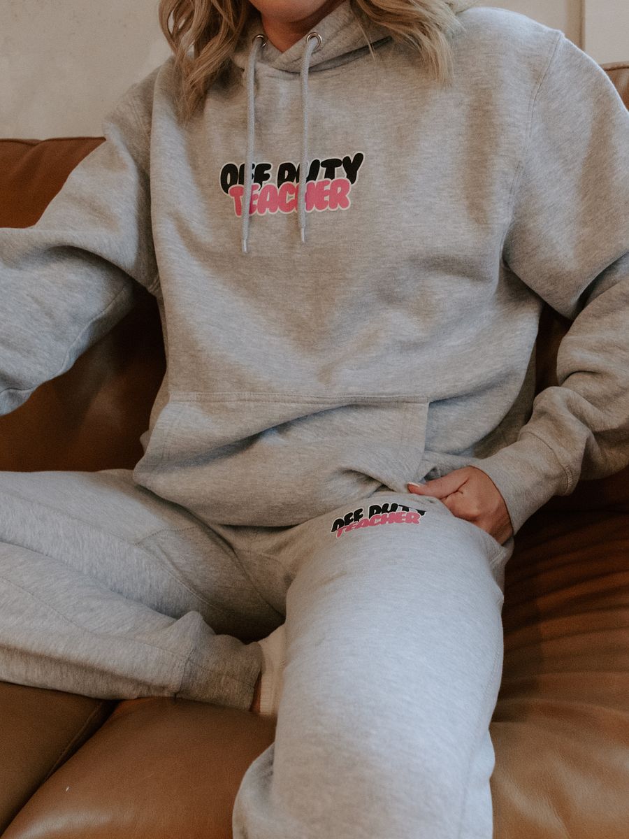 Off duty teacher hoodie product image (4)