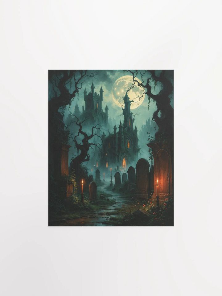 Moonlit Gothic Castle Poster product image (1)