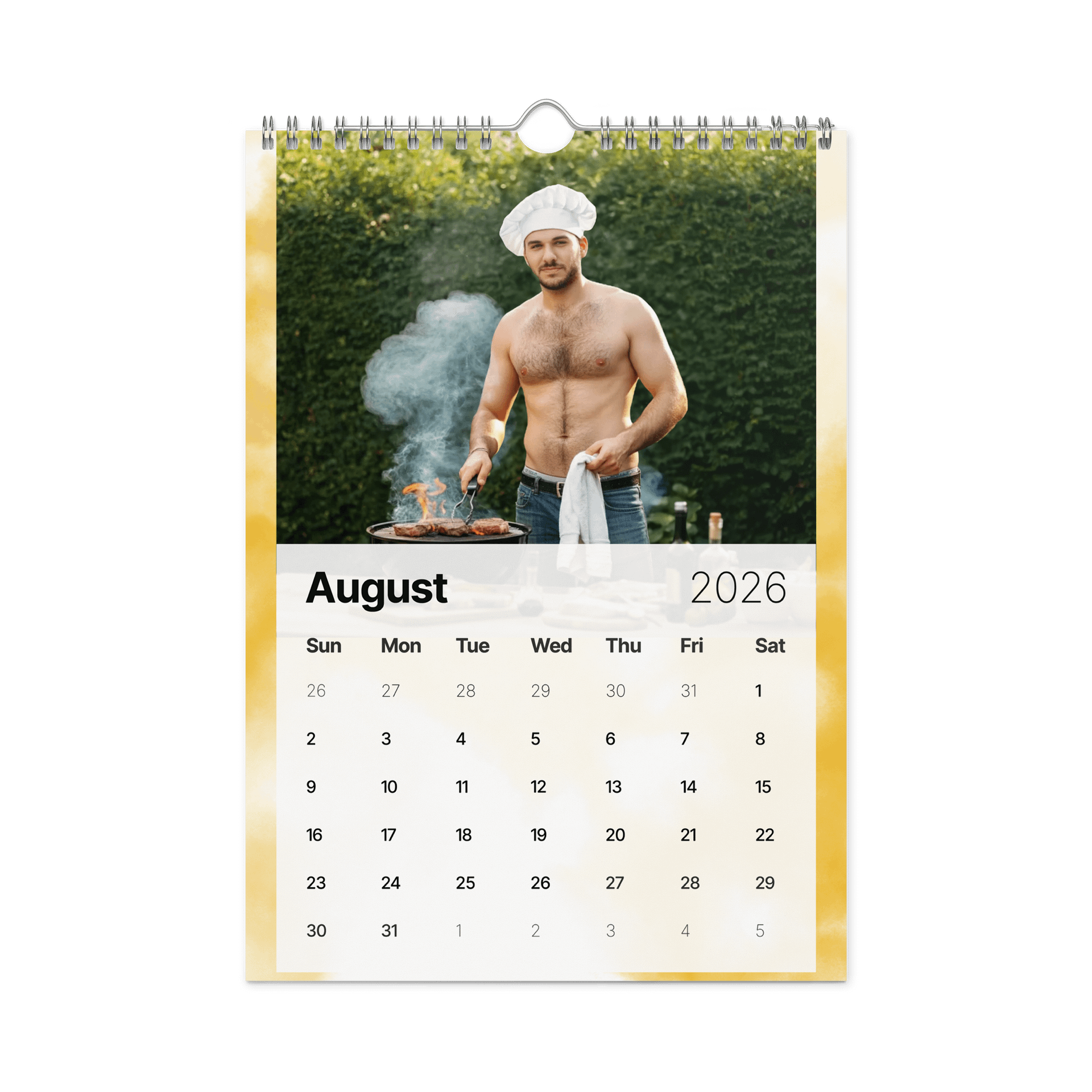 2026 AI HUNK HBS CALENDAR product image (2)