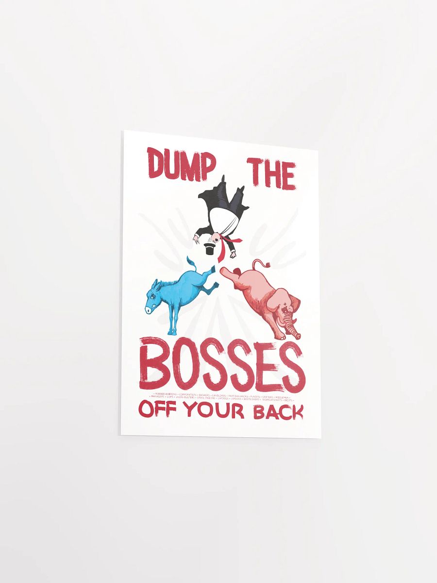 Dump The Bosses - Donkey and Elephant Solidarity product image (5)
