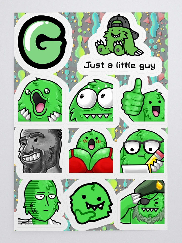 Emotes+ Sticker Sheet product image (1)