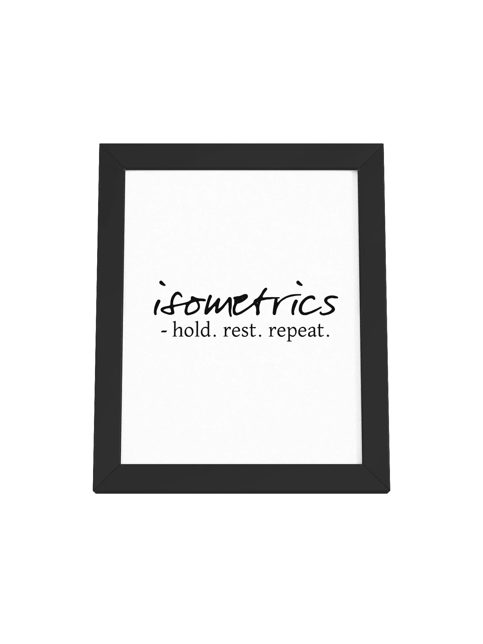 DK Fitness Print: Isometrics product image (1)