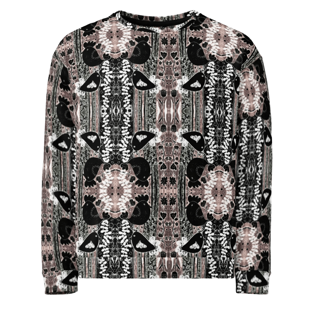 Abstract Floral Birds Unisex Sweatshirt product image (4)