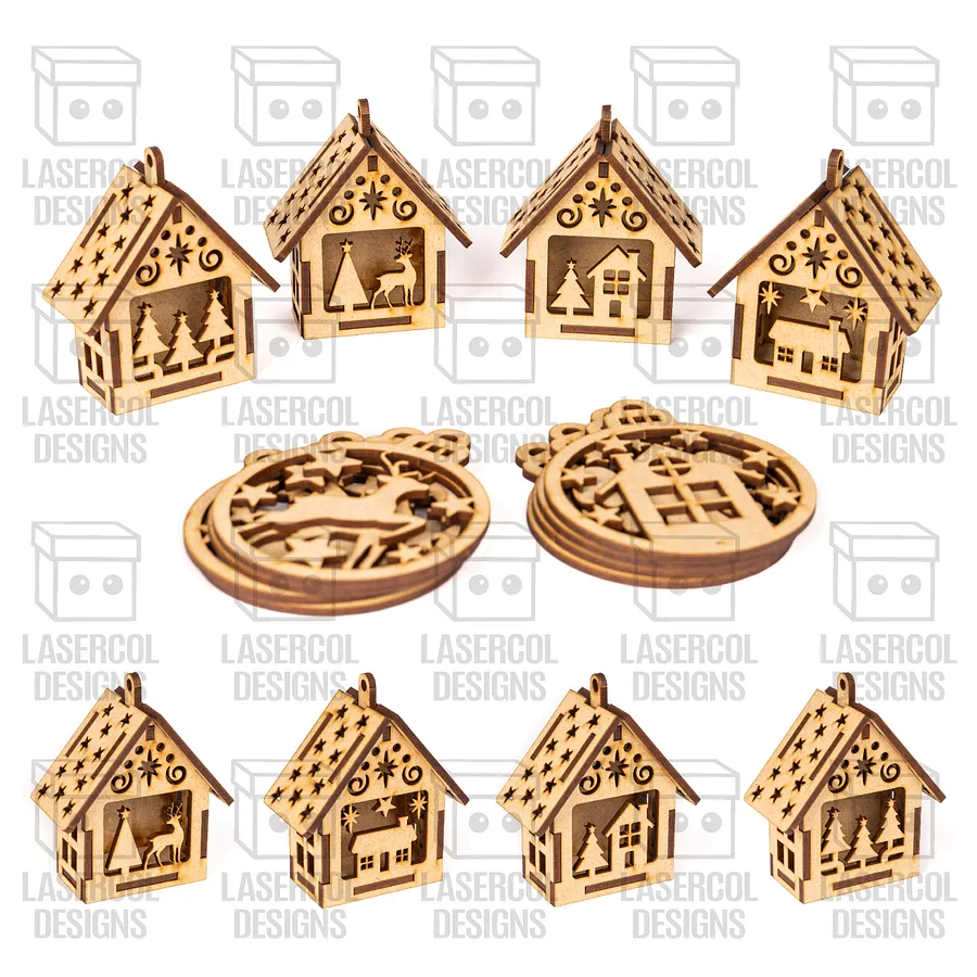 Christmas Ornaments Boxes - Laser Cut Files product image (8)