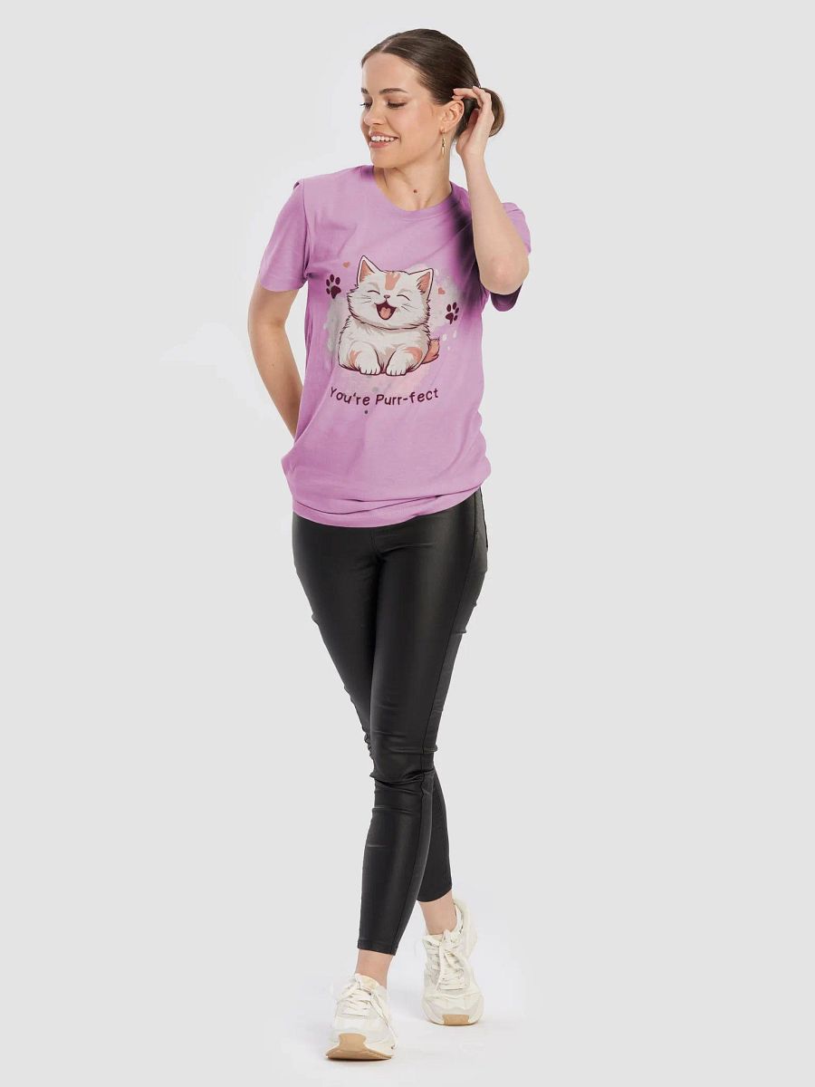 You're Purr-fect Happy Kitten Ultra Soft T-Shirt product image (4)