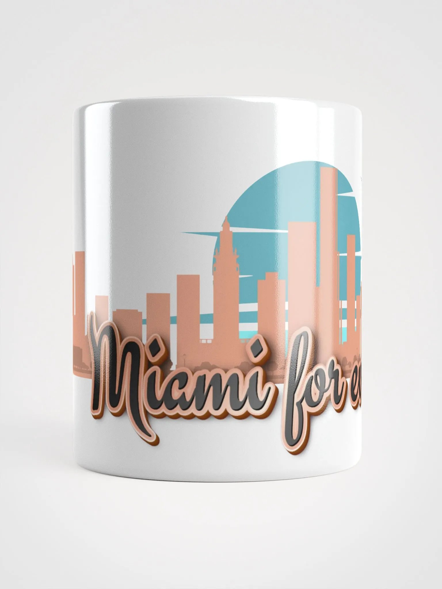 Miami Skyline Script Mug product image (13)