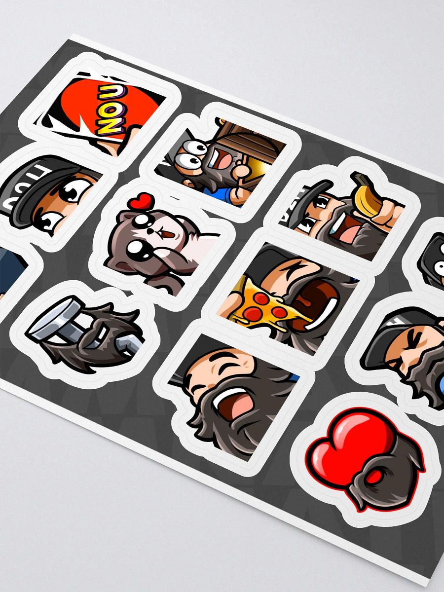 Emote Sticker Sheet. Set 4 product image (3)
