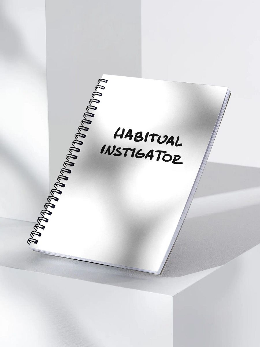 Habitual Instigator notebook product image (4)