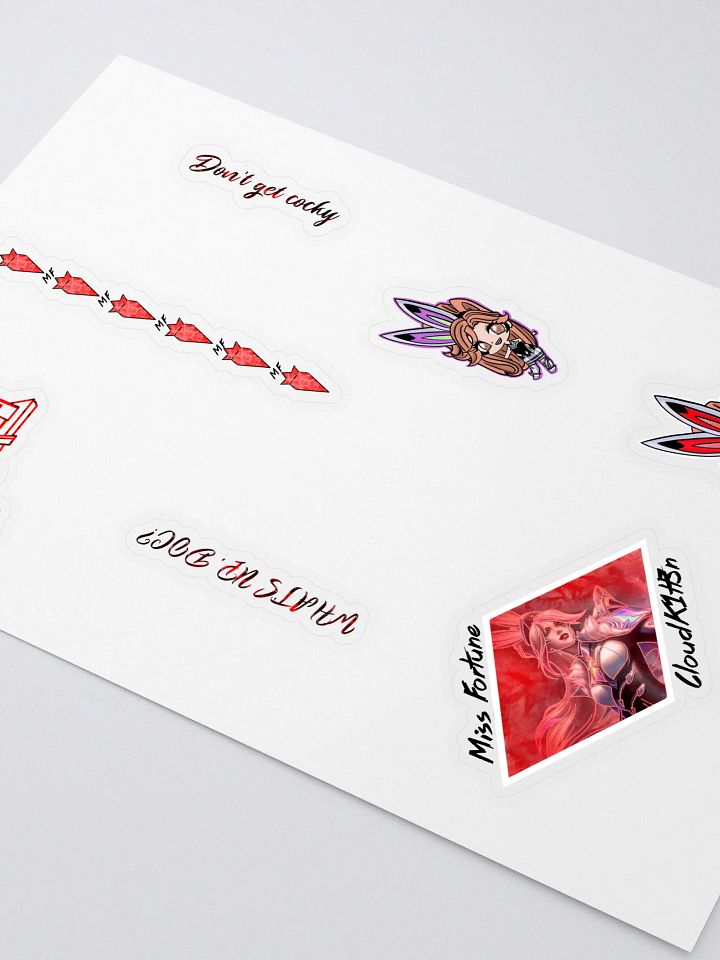 Battle Bunny Sticker Sheet (lg) product image (2)