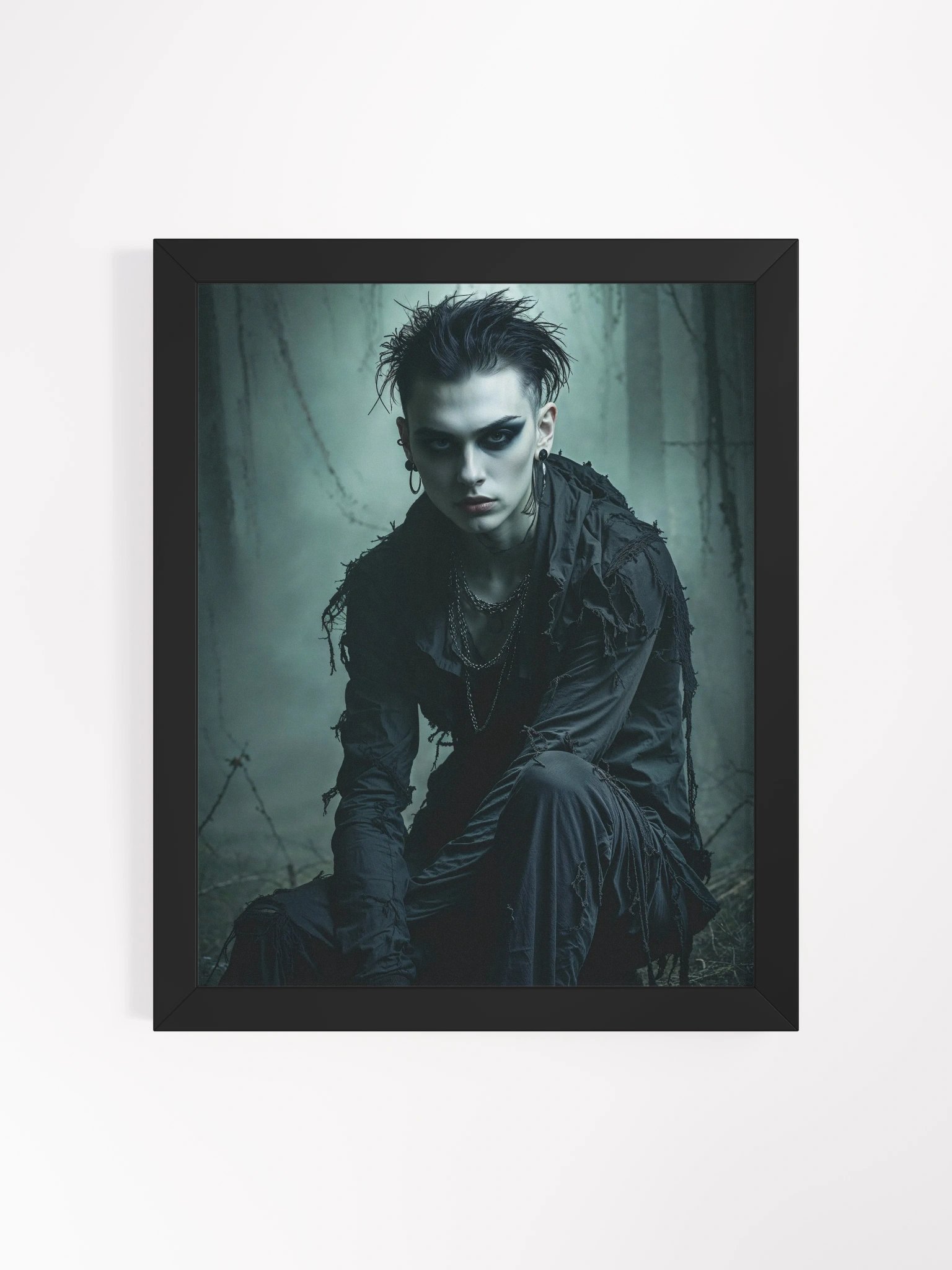 Among the Ashen Pines Framed Print product image (1)