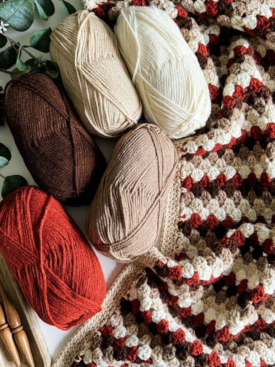 Fall For Granny Blanket Crochet Pattern product image (4)