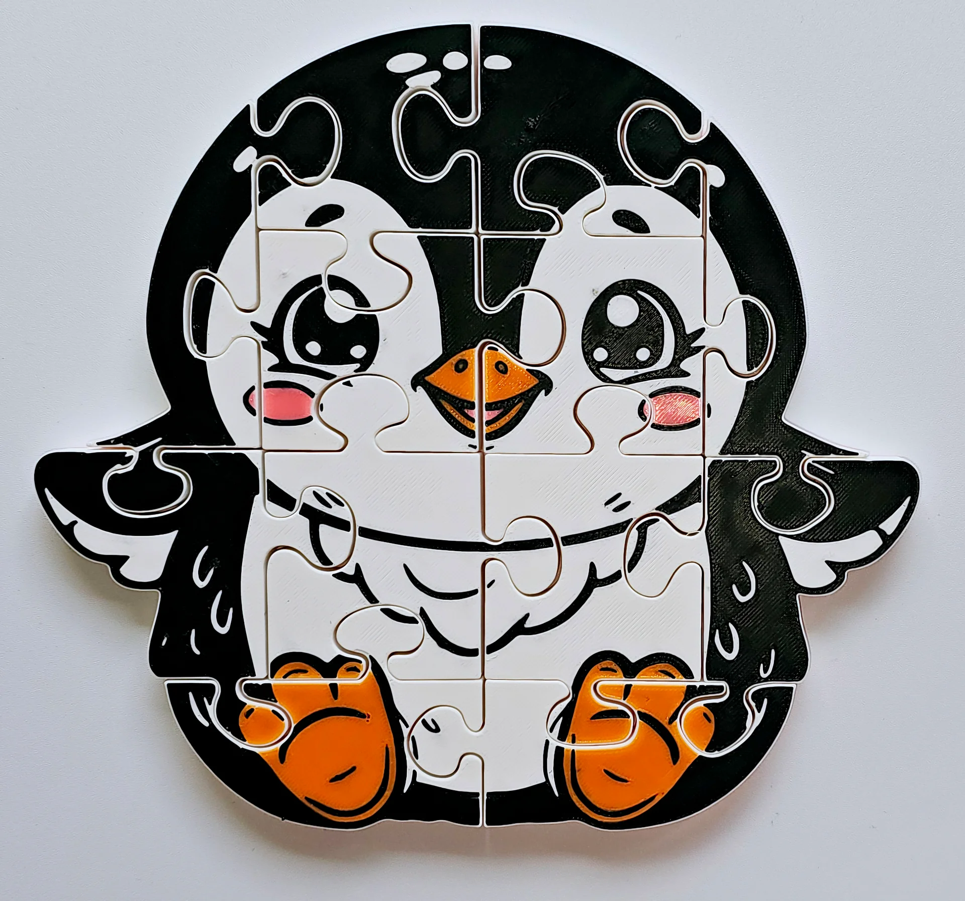 Penguin 3D Printed Jigsaw Puzzle – A Frosty Friend in Every Piece! product image (1)