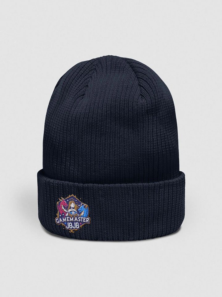 GM JoJo Logo Atlantis Organic Ribbed Beanie product image (9)