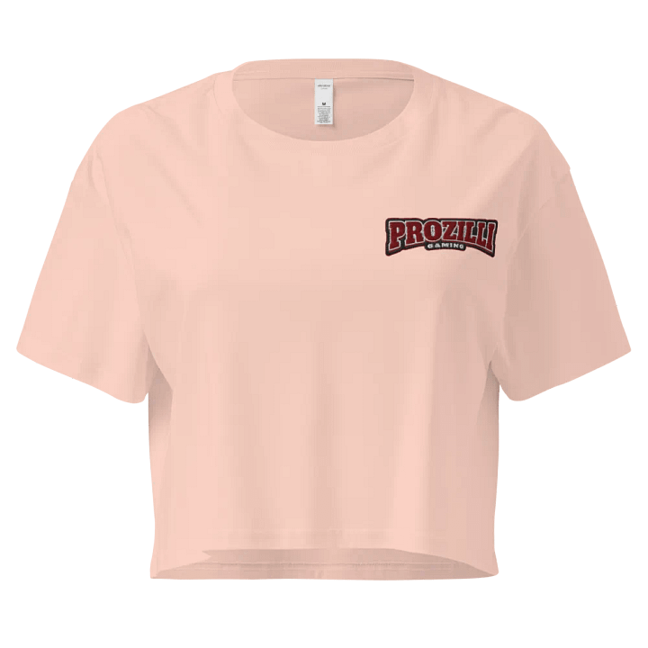 Prozilli Gaming Women's Crop Top – Minimalist Logo Streetwear product image (1)