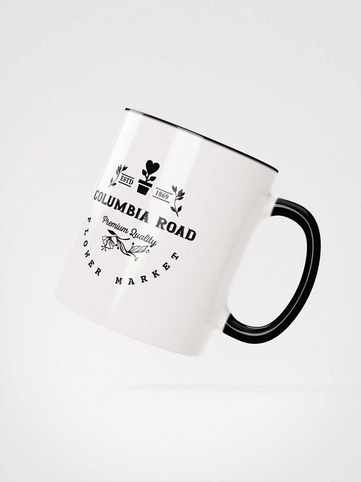 Columbia Road Market Peek-a-Boo Ceramic Mug (Black) product image (2)