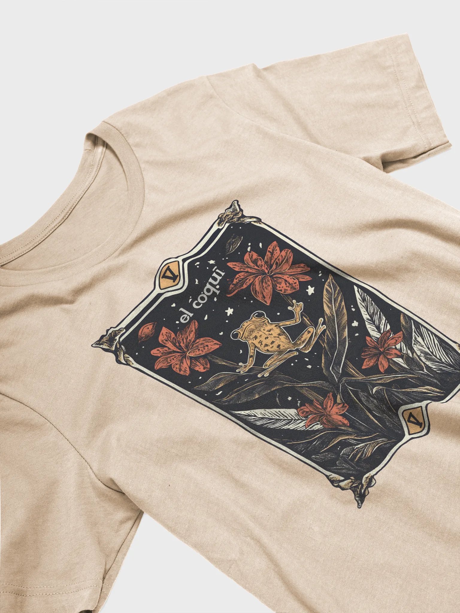 El Coquí Carta Tarot Camiseta Unisex product image (3)