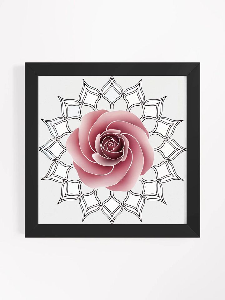 Rose Mandala Art - Mandala Rose Drawing product image (9)