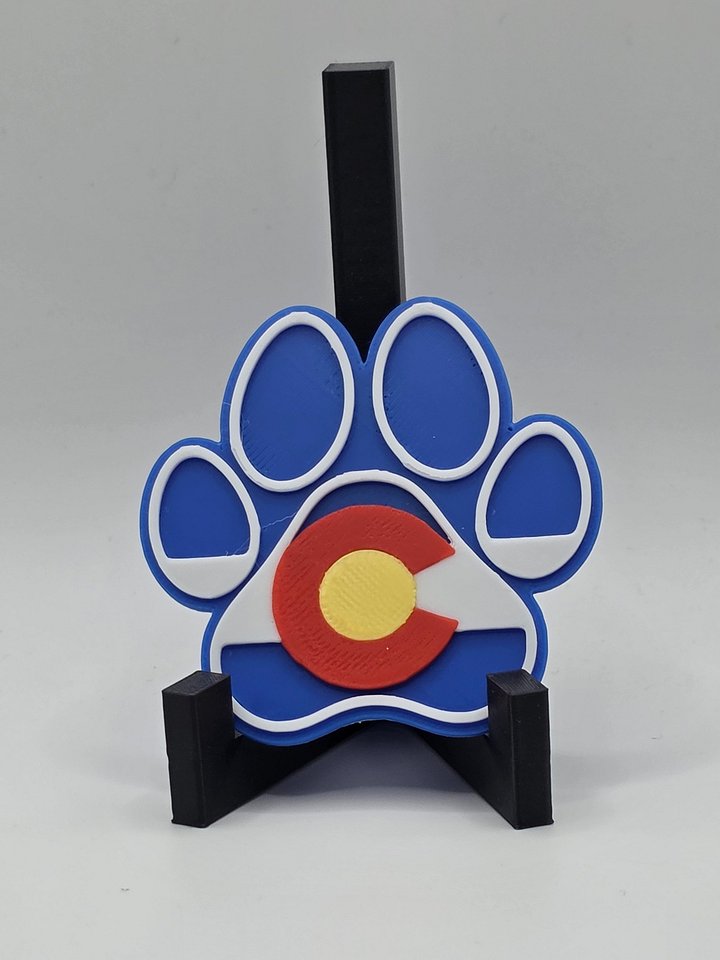 🐾 Colorado Paw Magnet & Keychain product image (2)