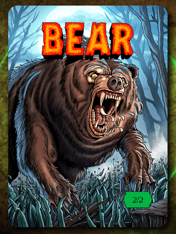 Bear 2/2 Full Art Token product image (1)