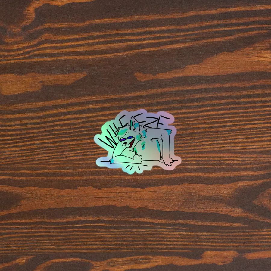 Fisk Wheeze Holographic Sticker product image (5)