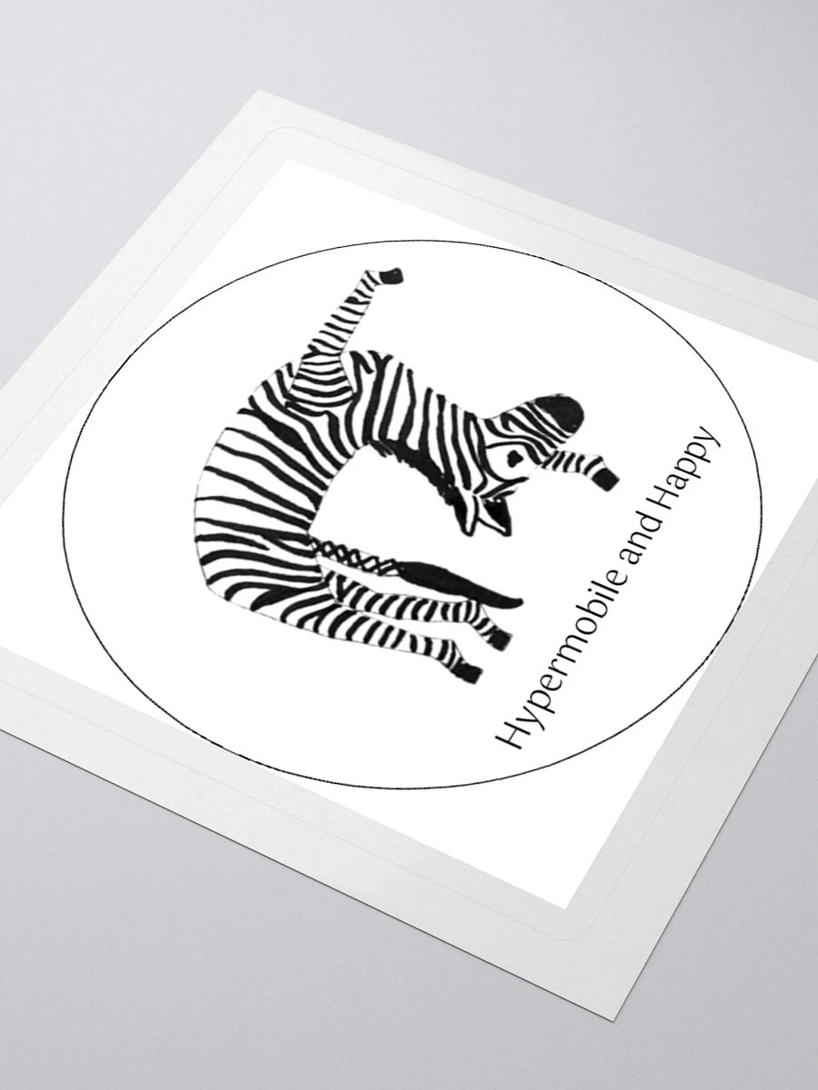 Bendy Zebra Sticker product image (3)