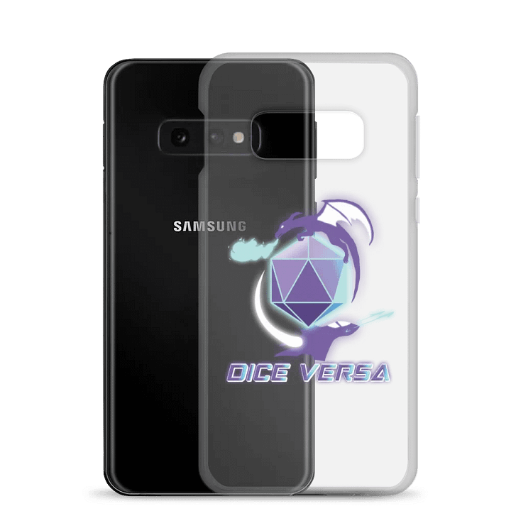 Dice Versa Logo Clear Samsung Case product image (21)